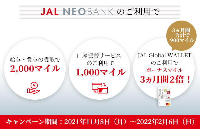 JAL NEOBANKご利用キャンペーン